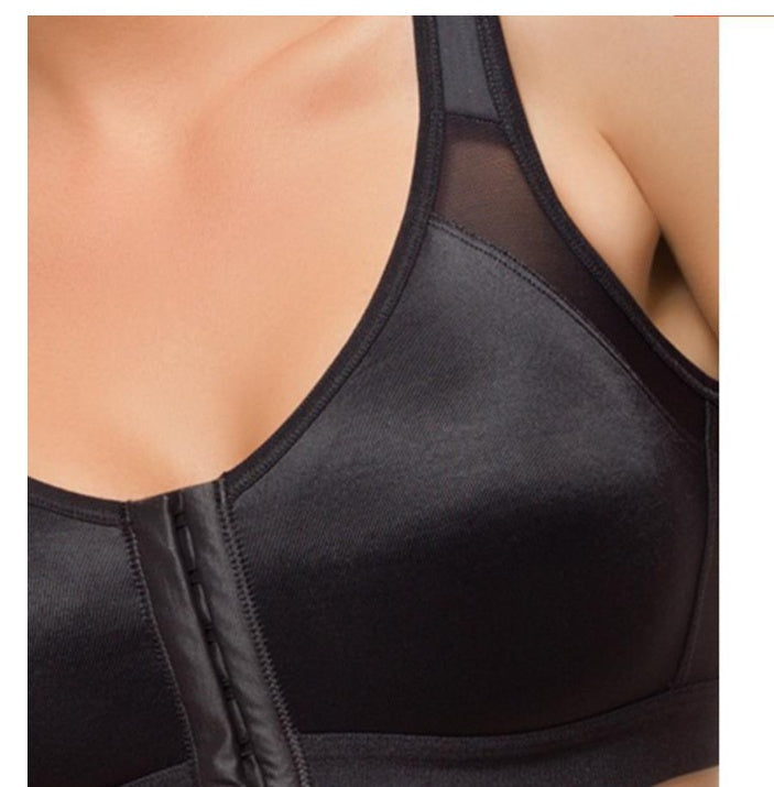 Women's No Steel Plus Size Sports Front Button Bras