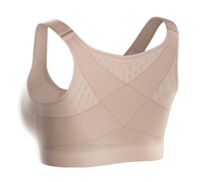 Women's No Steel Plus Size Sports Front Button Bras