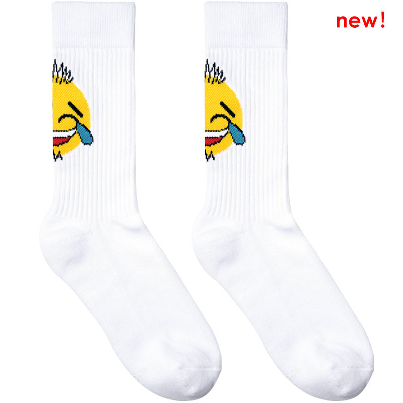 Smiley sports fitness socks