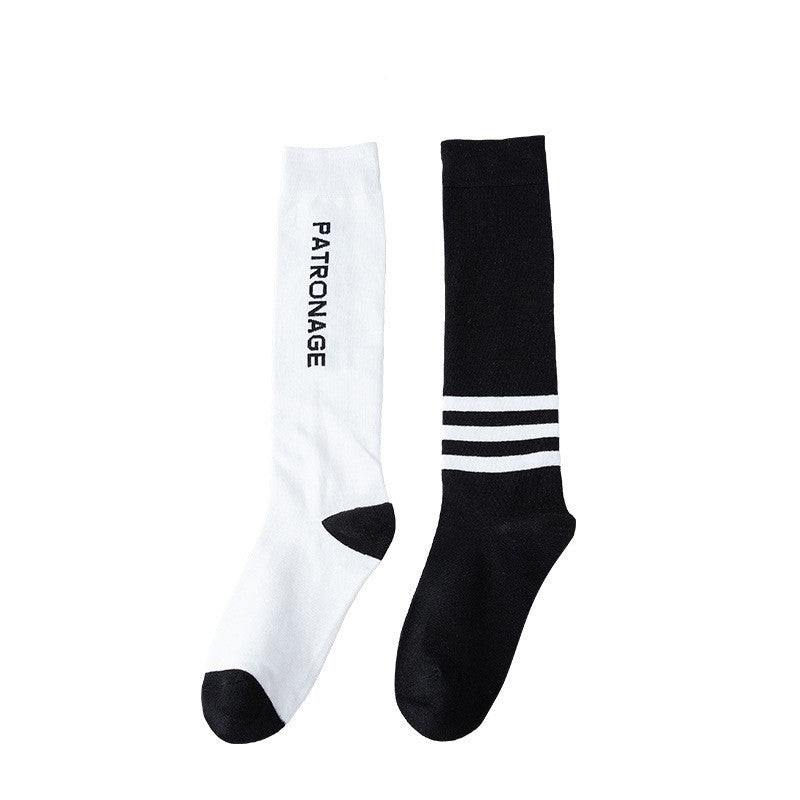 Socks Women's Calf Fashion Letters Football Fitness Socks