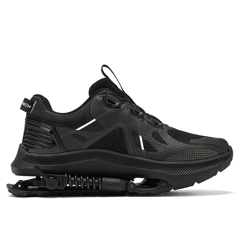 Black Tech Running Shoes Power Mechanical Running Shoes Marathon Running