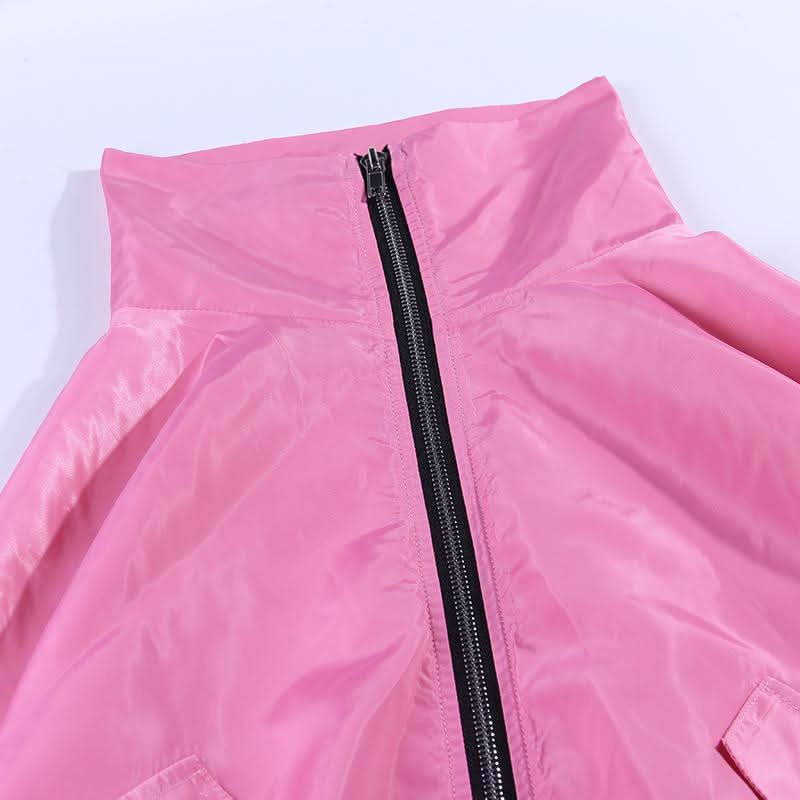 "Women's Turn-Down Collar Short Jacket - Stylish Slim Fit Outerwear" - Active Allure