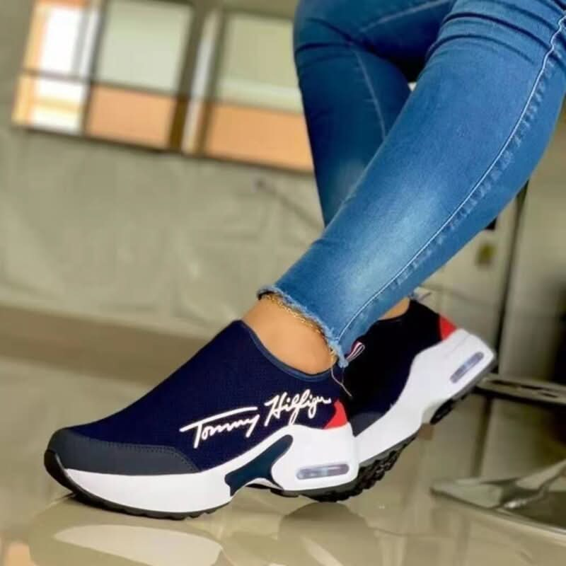 Casual Breathable Wedges Ladies Walking Sneakers Flat Women Shoes - Active Allure