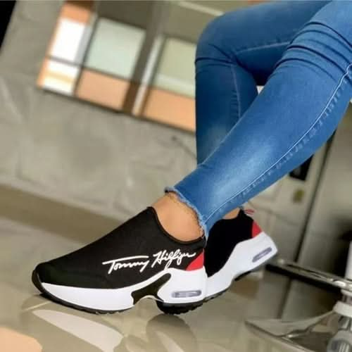 Casual Breathable Wedges Ladies Walking Sneakers Flat Women Shoes - Active Allure