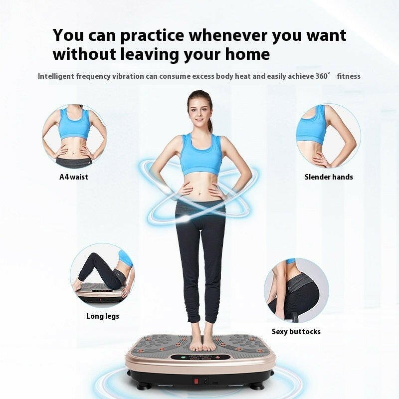 Lose Weight Belly - slimming Lazy Standing Vibration Shiver Machine Waist Slimming Power Plate - Active Allure