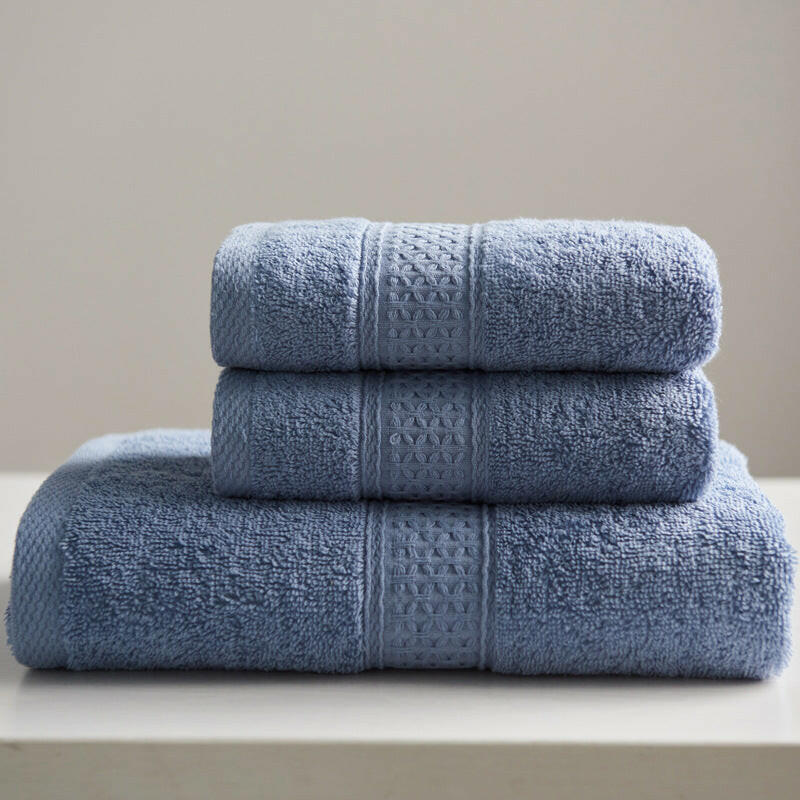 Minimalist Style Square Towel Towel Bath Towel Set Towel Pure Cotton - Active Allure