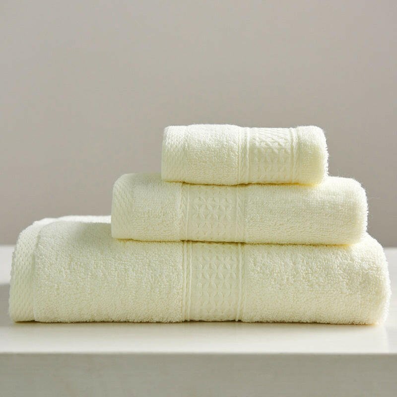 Minimalist Style Square Towel Towel Bath Towel Set Towel Pure Cotton - Active Allure