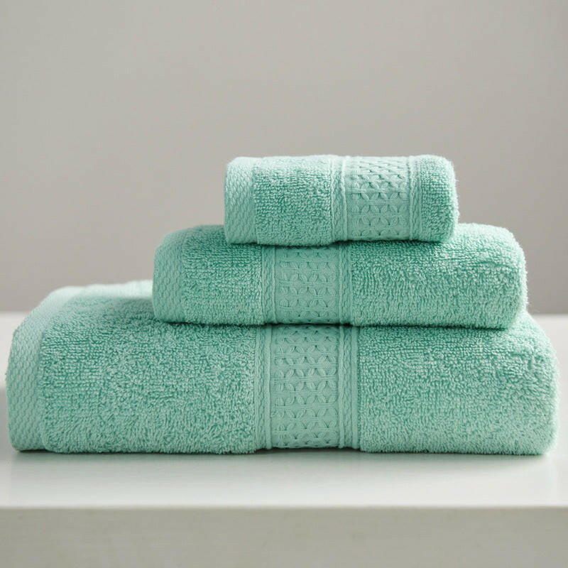 Minimalist Style Square Towel Towel Bath Towel Set Towel Pure Cotton - Active Allure