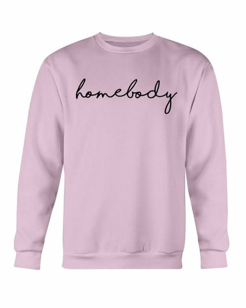 "Homebody Unisex Sweatshirt - Cozy Fleece Crewneck" - Active Allure