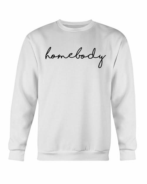 "Homebody Unisex Sweatshirt - Cozy Fleece Crewneck" - Active Allure