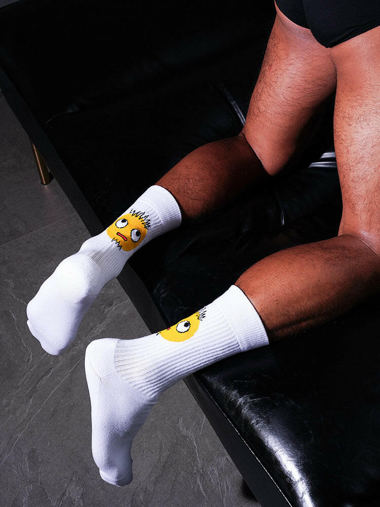 Smiley sports fitness socks - Active Allure