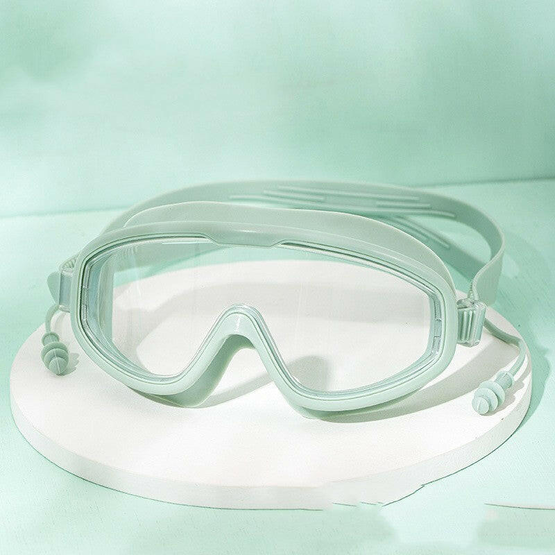 Swimming Goggles Large Frame Waterproof Anti - fog HD Glasses Equipment Men And Women Swimming Goggles - Active Allure