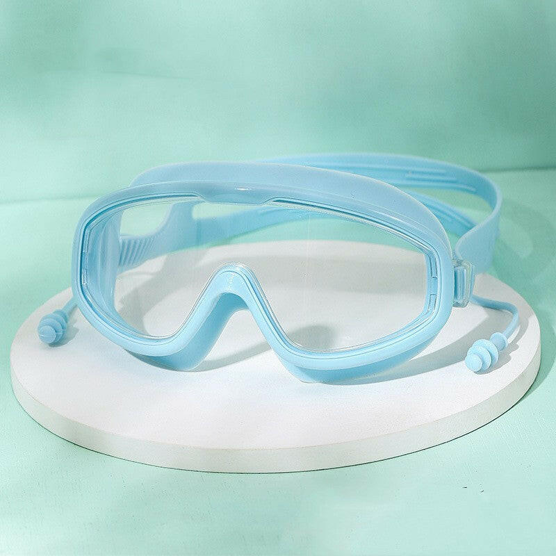 Swimming Goggles Large Frame Waterproof Anti - fog HD Glasses Equipment Men And Women Swimming Goggles - Active Allure