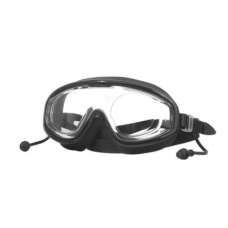 Swimming Goggles Large Frame Waterproof Anti - fog HD Glasses Equipment Men And Women Swimming Goggles - Active Allure