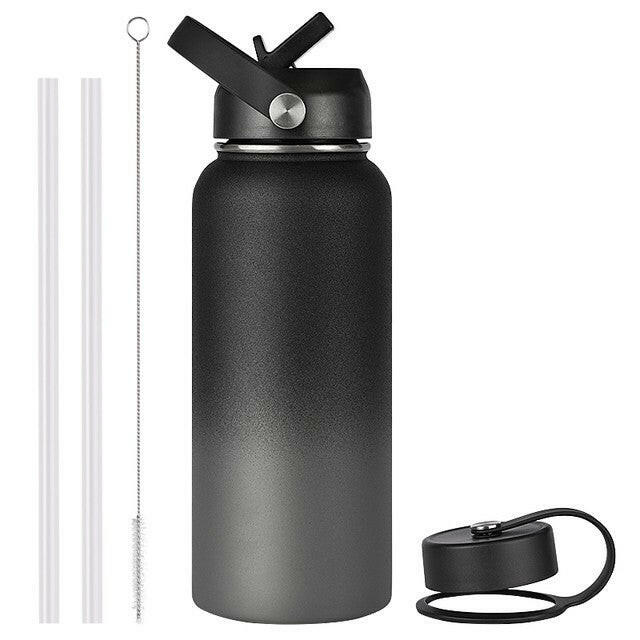 Vacuum Stainless Steel Large Capacity Water Bottle - Active Allure