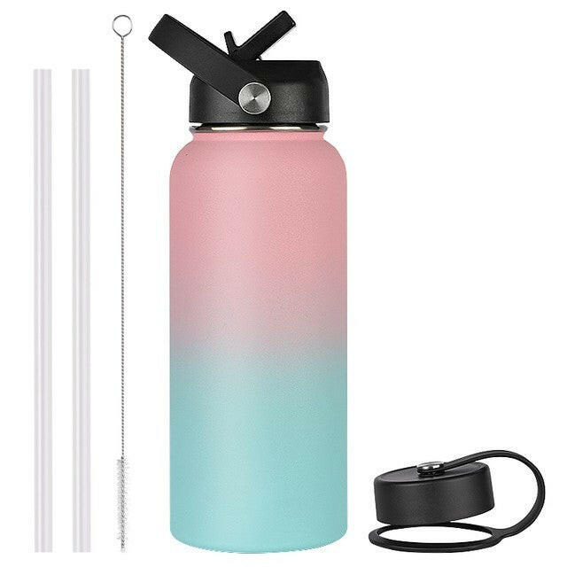 Vacuum Stainless Steel Large Capacity Water Bottle - Active Allure