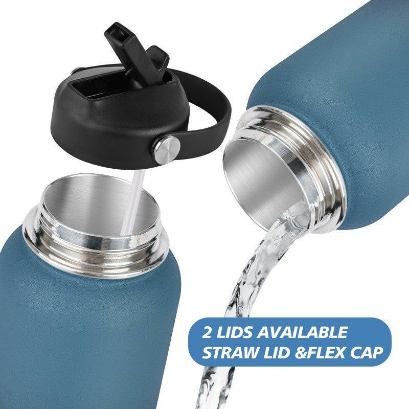 Vacuum Stainless Steel Large Capacity Water Bottle - Active Allure